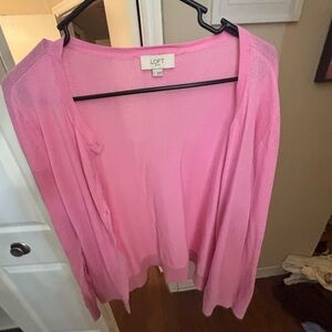 LOFT Vibrant Pink Women's Cardigan